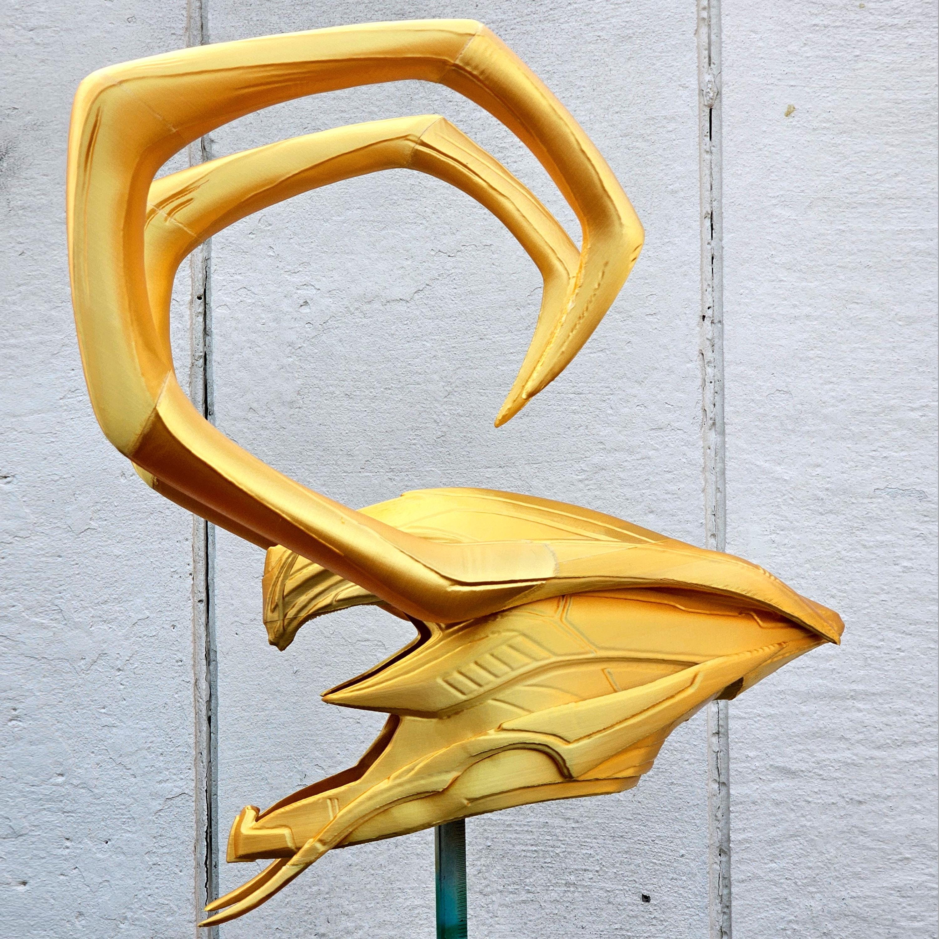 Loki's Helmet - Marvel Rivals (Avengers) Inspired 3D Printed Costume Helmet