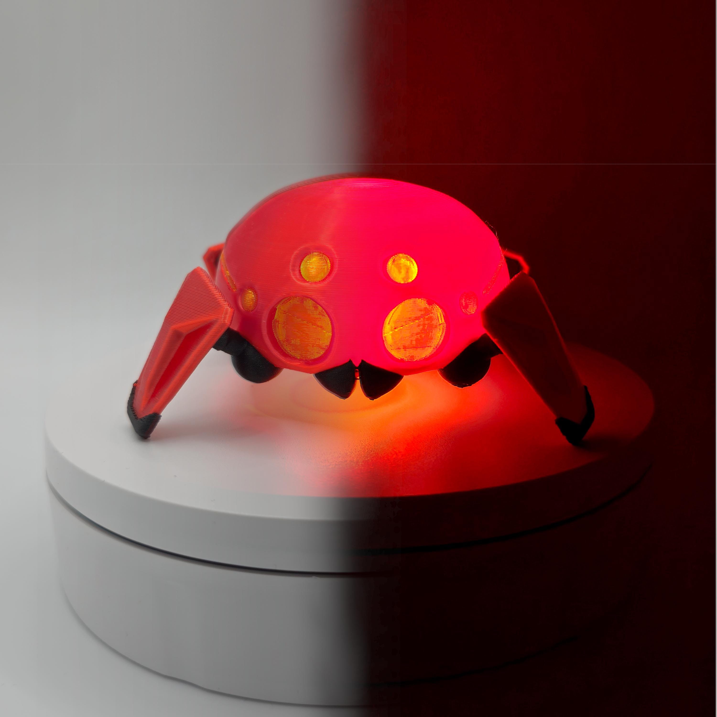 Light-up Peni Spider Mine Bot - Marvel Rivals Inspired 3D Printed Prop
