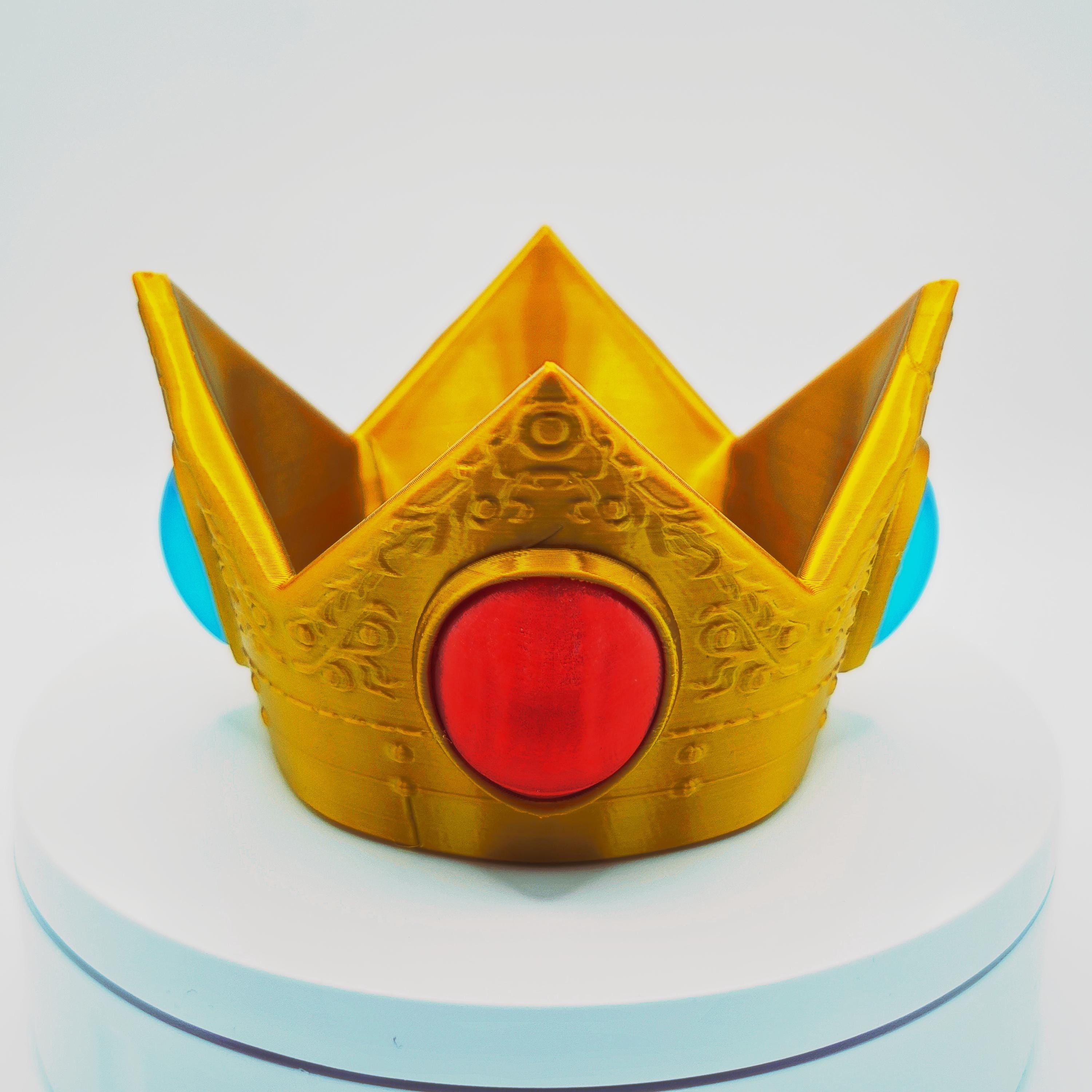 Princess Peach's Crown - Mario Inspired 3D Printed Prop