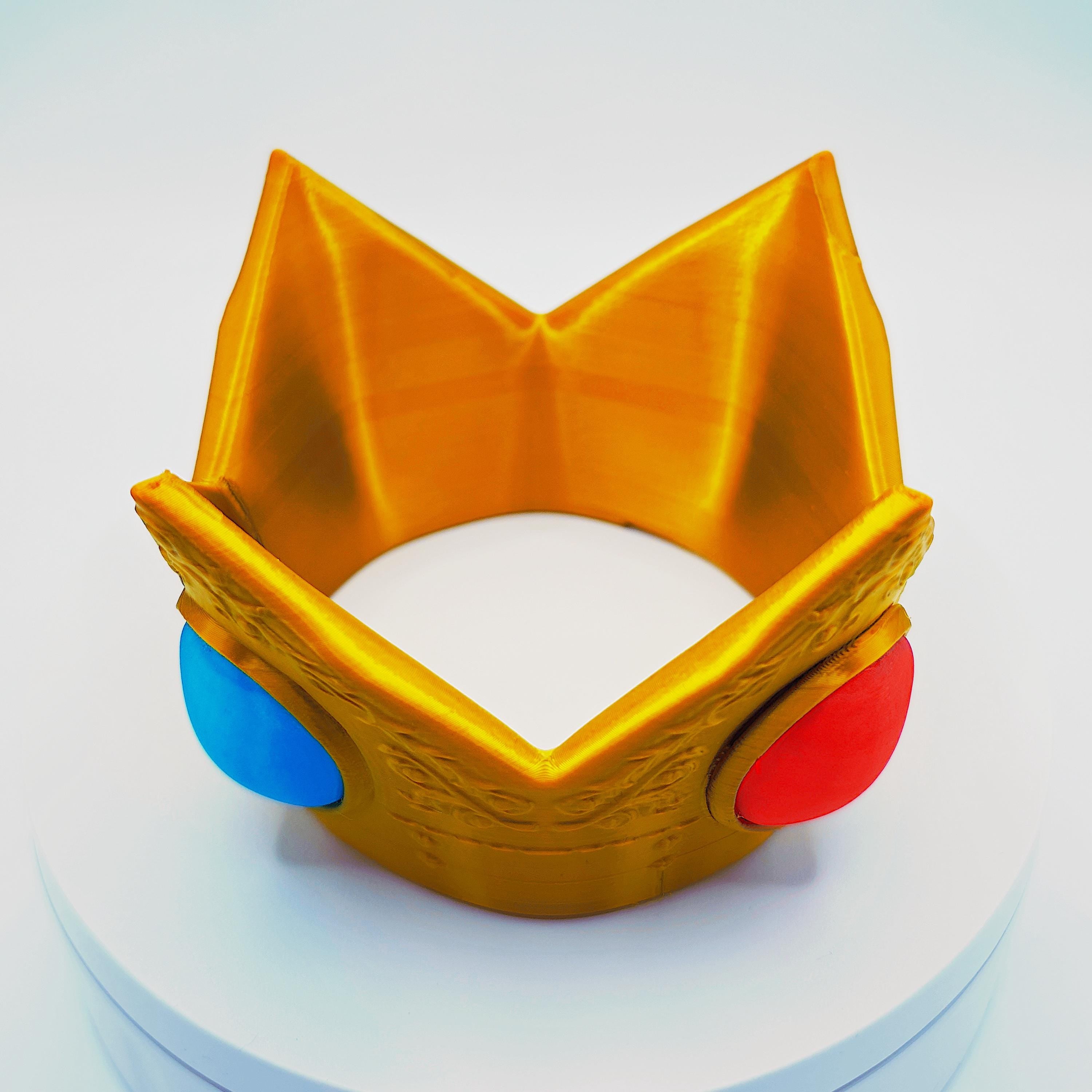Princess Peach's Crown - Mario Inspired 3D Printed Prop