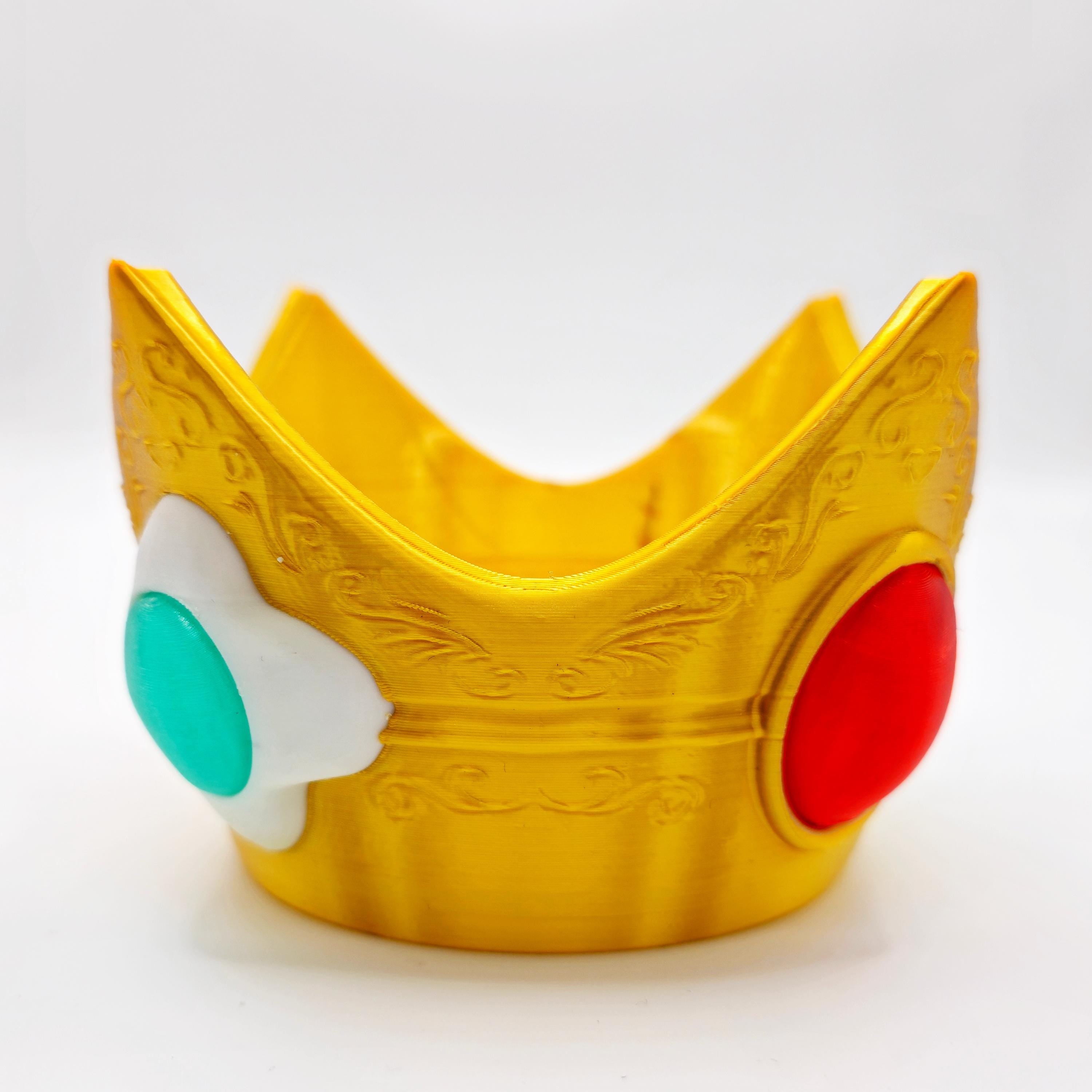 Princess Daisy's Crown - Mario Inspired 3D Printed Prop