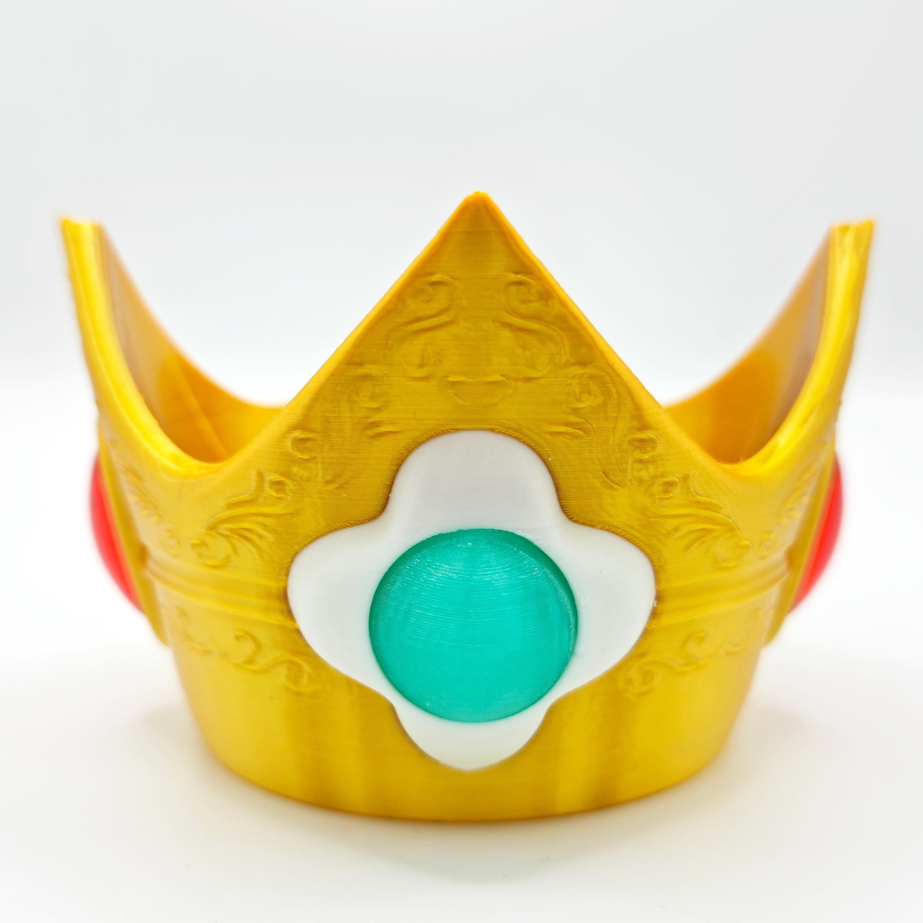 Princess Daisy's Crown - Mario Inspired 3D Printed Prop