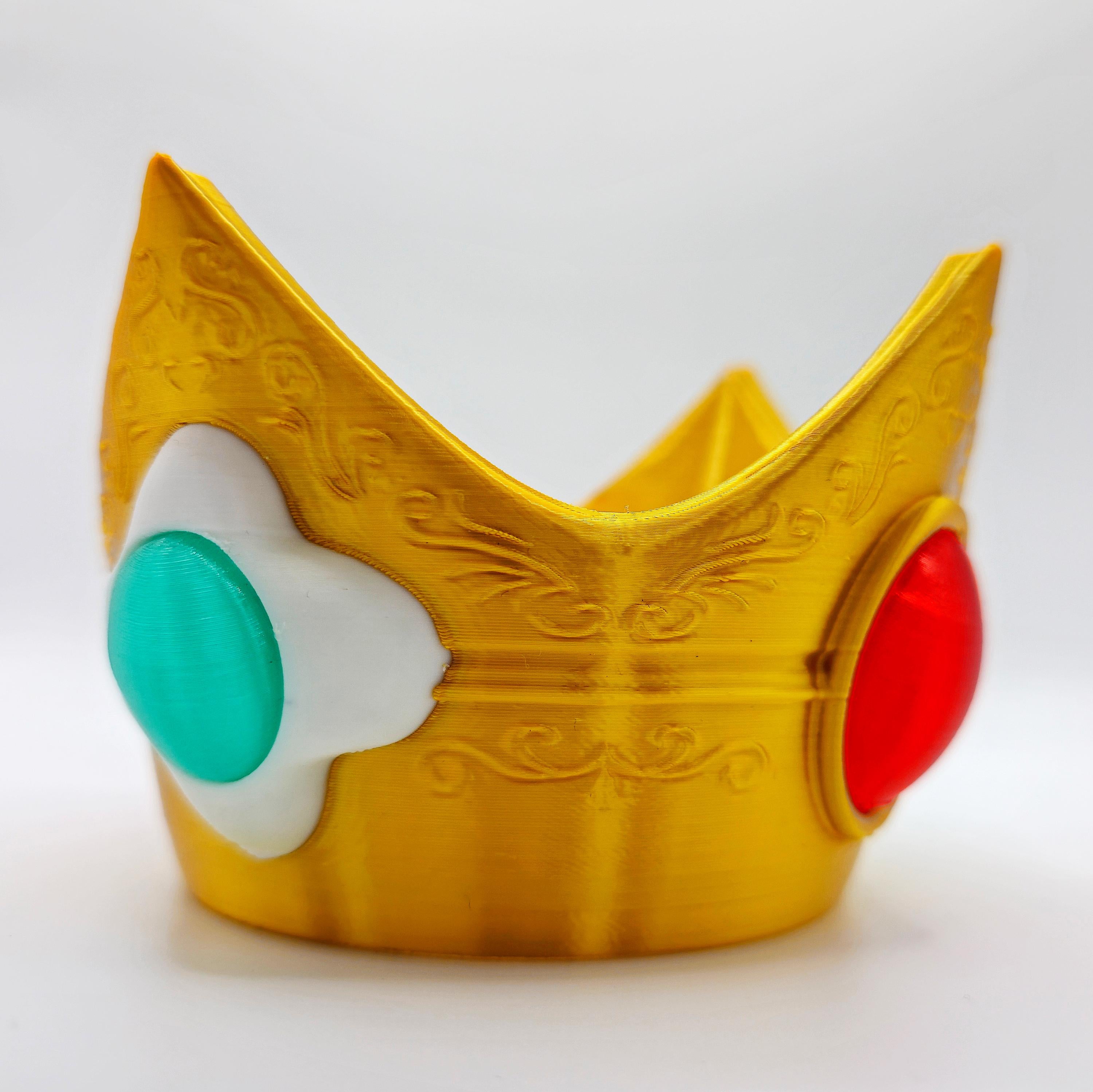 Princess Daisy's Crown - Mario Inspired 3D Printed Prop